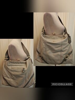 Emma Fox Leather Dressage Frame XL Kiss Lock Satchel Bag.